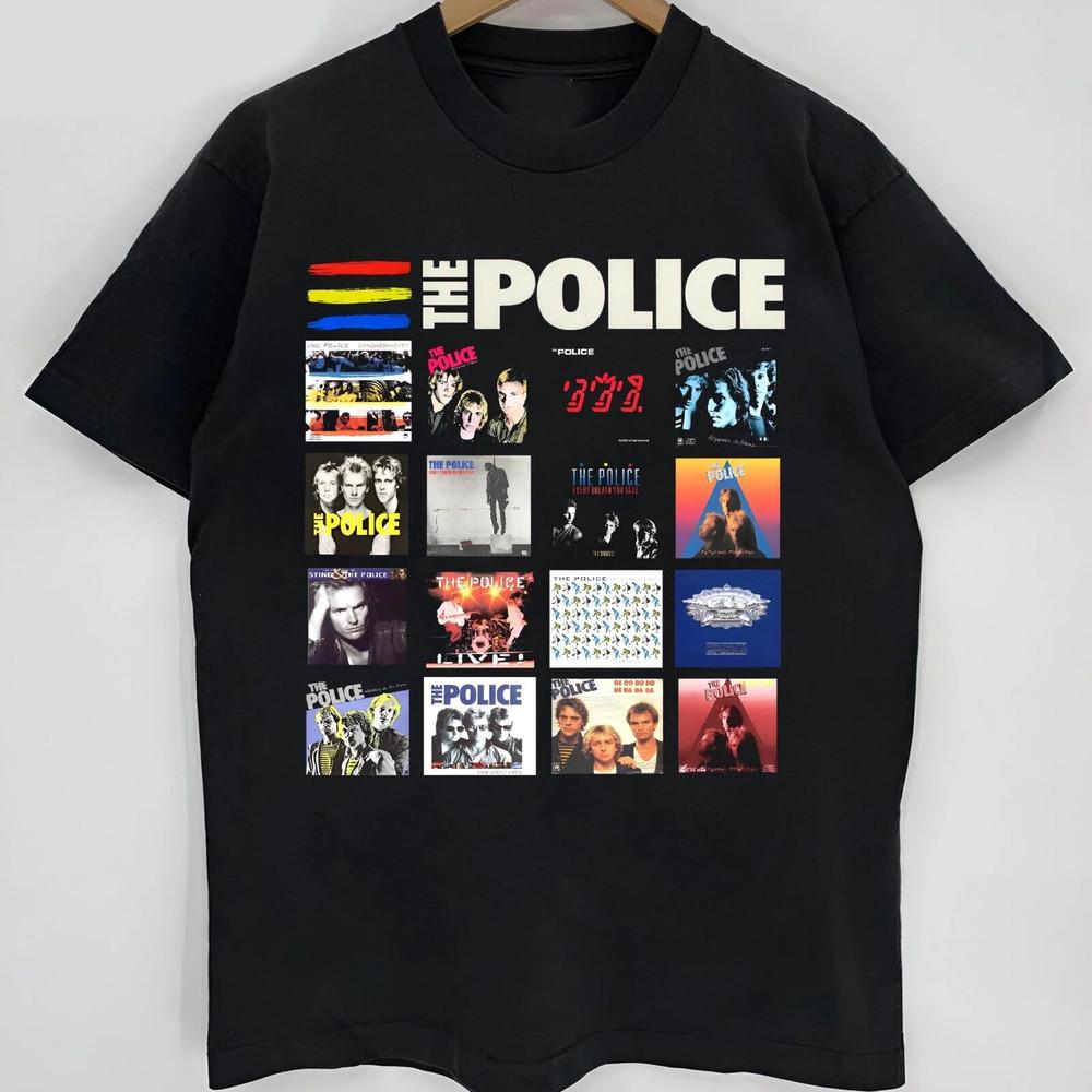 The Police Band Album Shirt New Popular Black Unisex ALl size ND600 Unisex T-Shirt M
