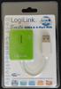 Logilink | USB 2.0 Hub 4-Port, Smile, Green