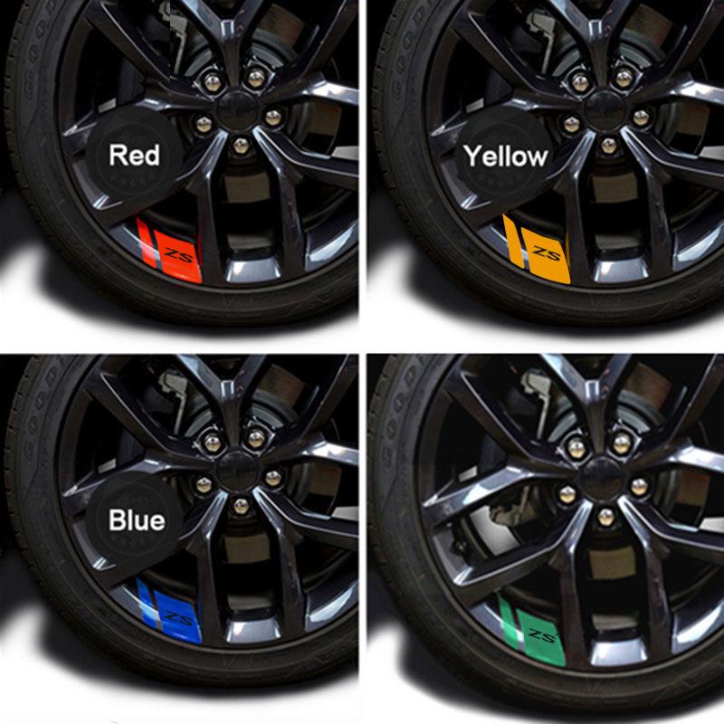 6Pcs Car Wheel Sticker For Morris Garages MG ZS HS Auto Accessories