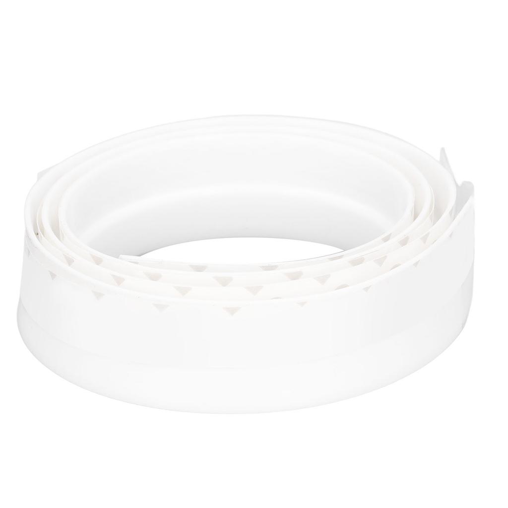 Türschalldämmung 28mm 1,1in Rundloch Silikon Schutz Langlebig Austauschbar Leicht Dichtungsstreifen für ZimmerWeiß