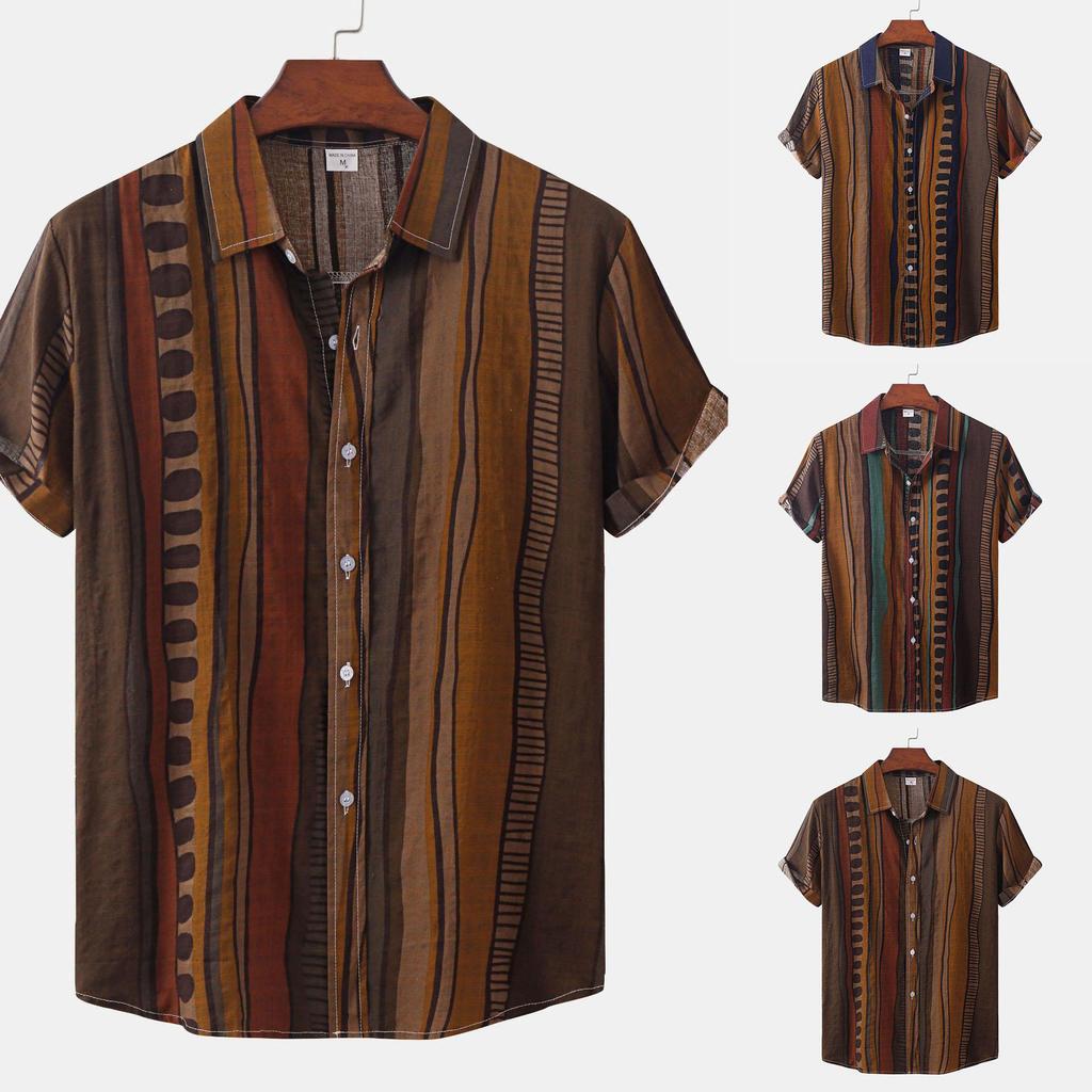 Fashion Blouses Social Hawaiian Plus Size Polo T Shirt for Men Shirts High Quality Men's Luxury Clothing T-shirts