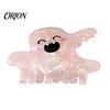 Smiling Face Hair Clip Halloween Claw, Cute Ghost Gripper, Firm Grip with Shimmer Gripper for Medium Long Hair, Comfortable Stylish Accessories Women