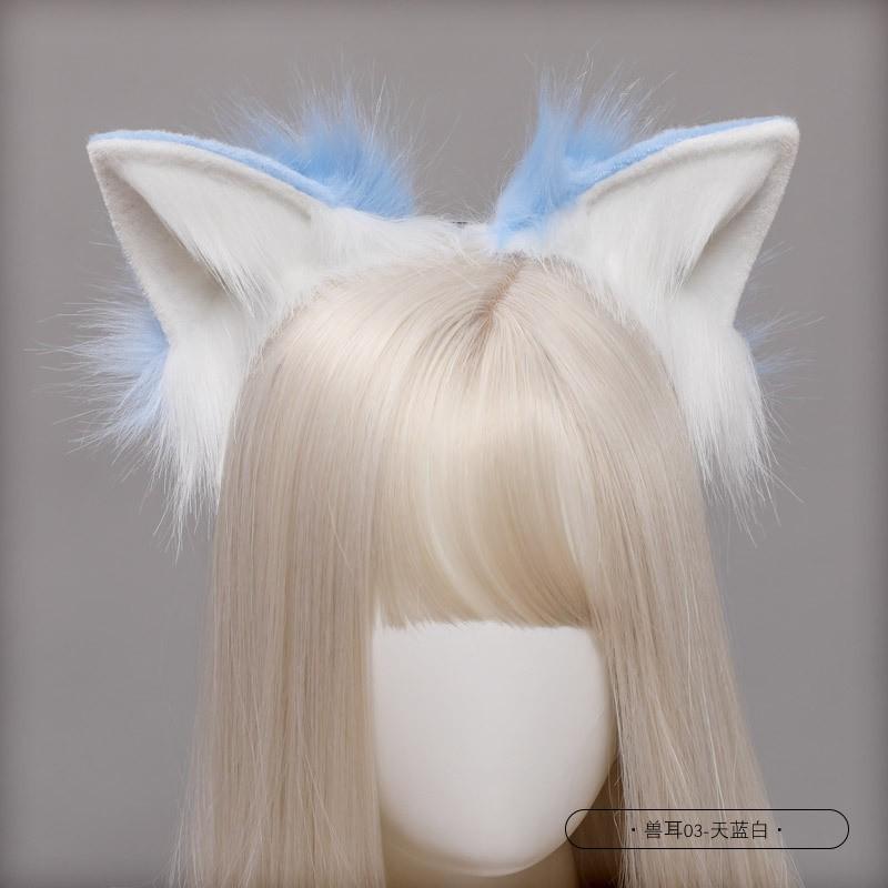 Handmade Plush Fox Tail Cosplay Accessory Anime Conventions Unisex Animal Costume Prop