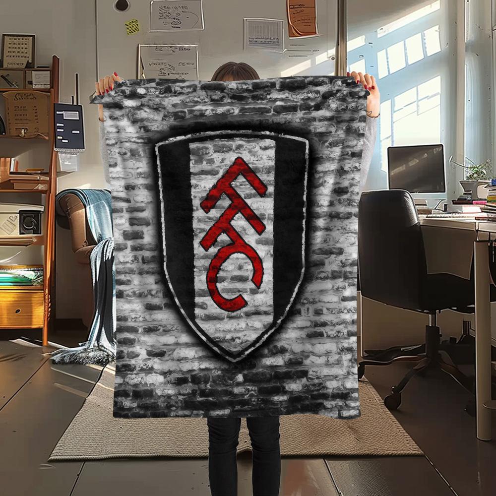 Fulham FC Flannel Blanket, High Quality Comfortable for All Seasons, Home Decor, Warmth and Comfort