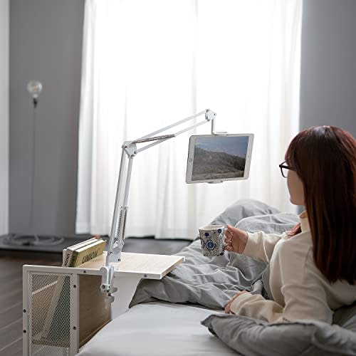 ELECOM Tablet Stand, Arm Stand, iPad Stand, Smartphone Stand, iPhone Stand, Can be mounted on the bedside, rotates 360 degrees while sleeping, Z arm t