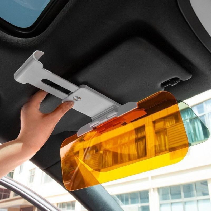 

2025 Anti-Glare Car Sun Visor Mirror: Day & Night Protection Against High Beams Single Yellow Lens