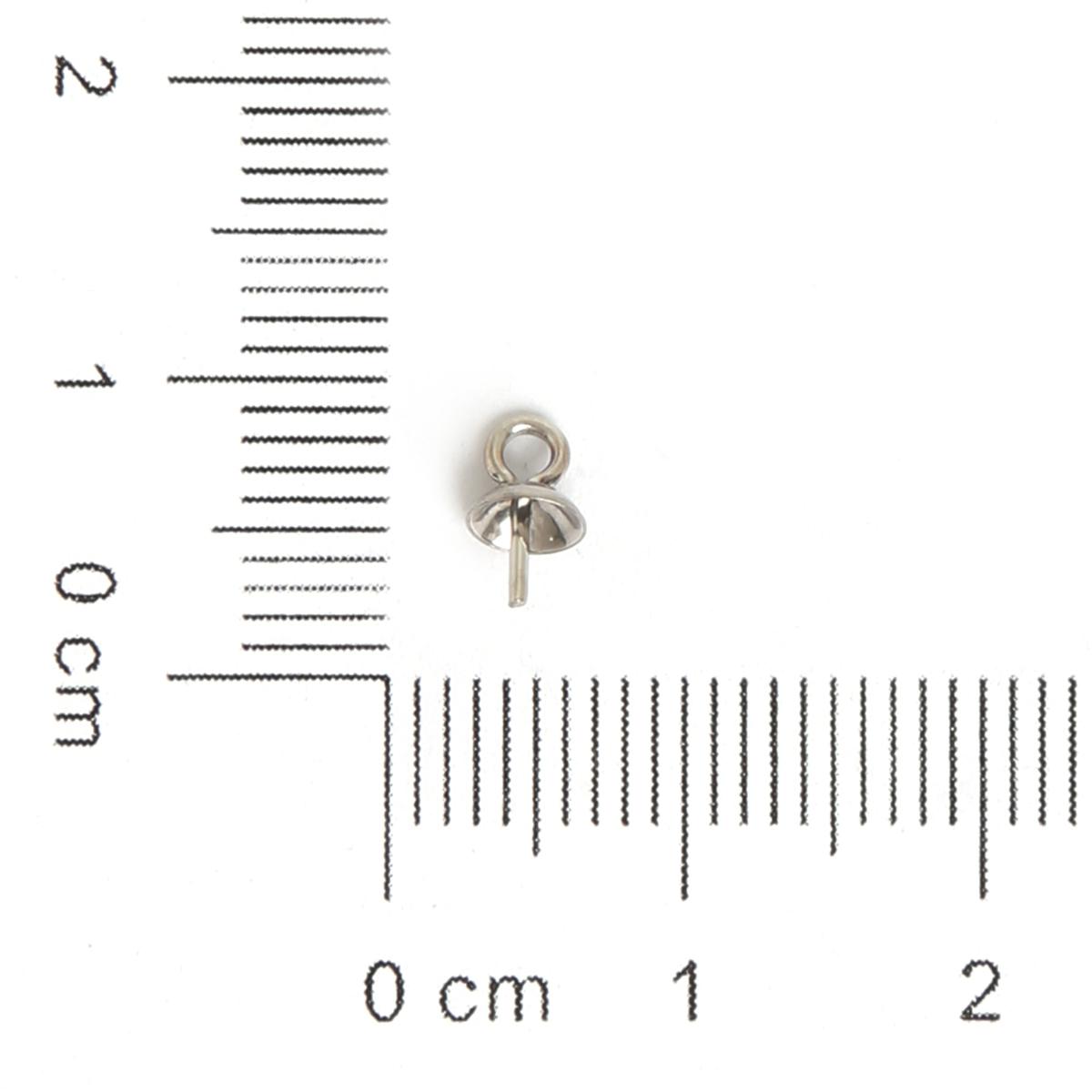 

50 шт./Пакет Штифты с винтовым ушком из нержавеющей стали, Бейлы, Колпачки для бусин с отверстием, Концевики для DIY Шармов, Подвесок, Крючки, Держатели для подвесок, Шляпки для жемчуга, Соединители для изготовления ювелирных изделий 0.7x4x7mm