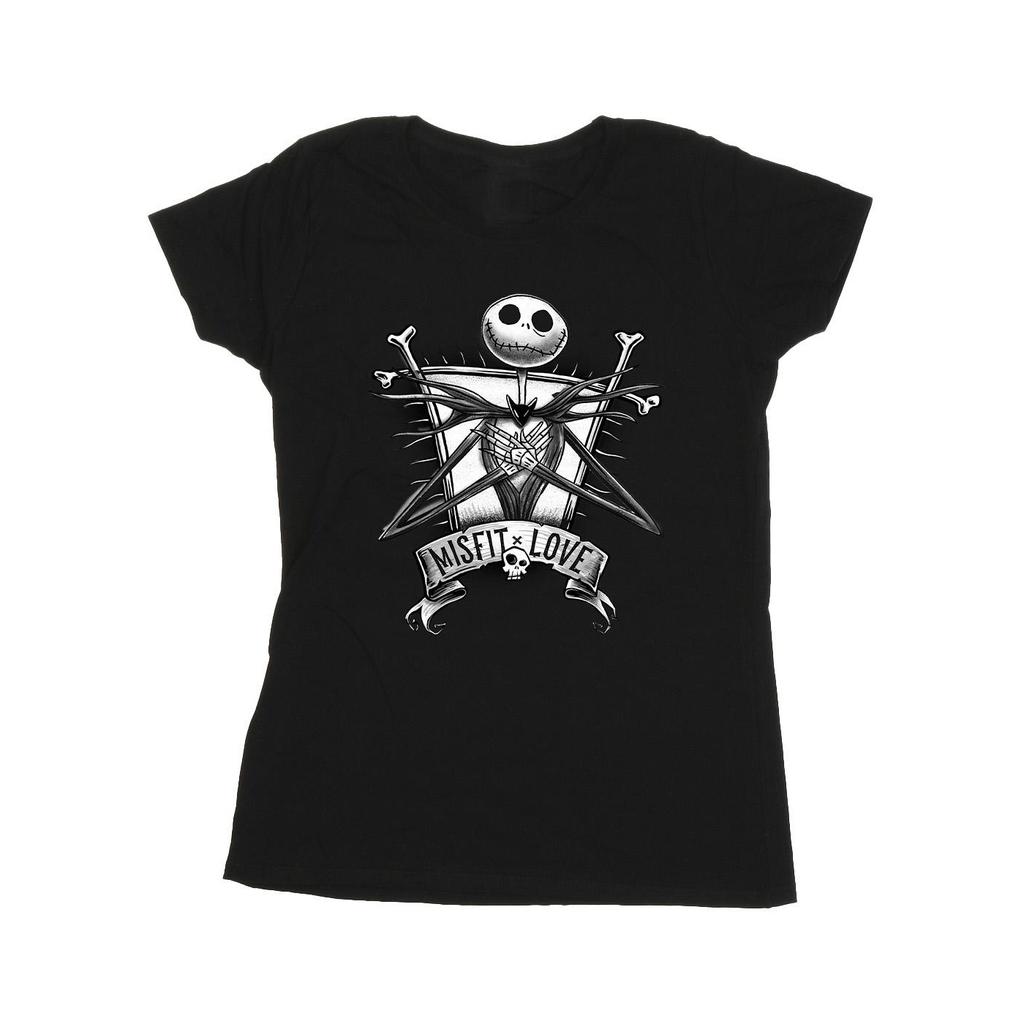 Disney Womens/Ladies The Nightmare Before Christmas Misfits Love Cotton T-Shirt