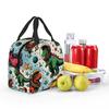 Cartoon Dinosaurs In Space Insulated Lunch Bag for Women Office Cooler Thermal Food Box Tote Leakproof Lunch Boxes Container