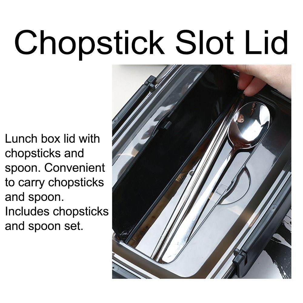 Stainless Steel Divides Food Container Sealed Lunch Container Food Storage Crisper  Travel