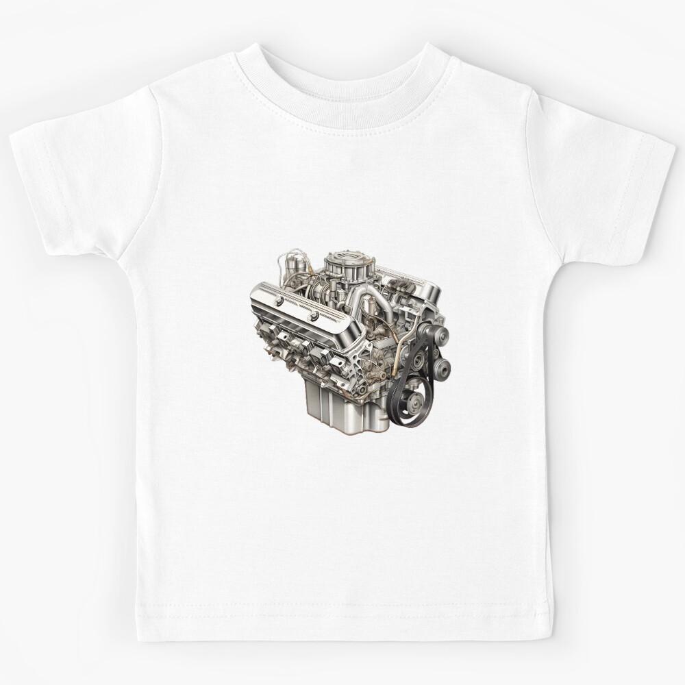 American Muscle V8 ENGINE Kids T-Shirt 170