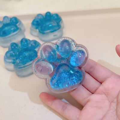 Simulation Cat Paw Toy Silicone Slow Rebound Pinch Decompression Toy Stress Release Vent Toy