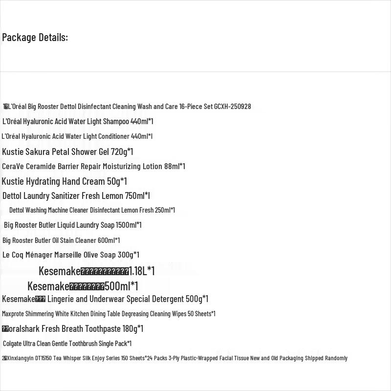 L'Oréal & Assorted Brands Family Personal Care Bundle