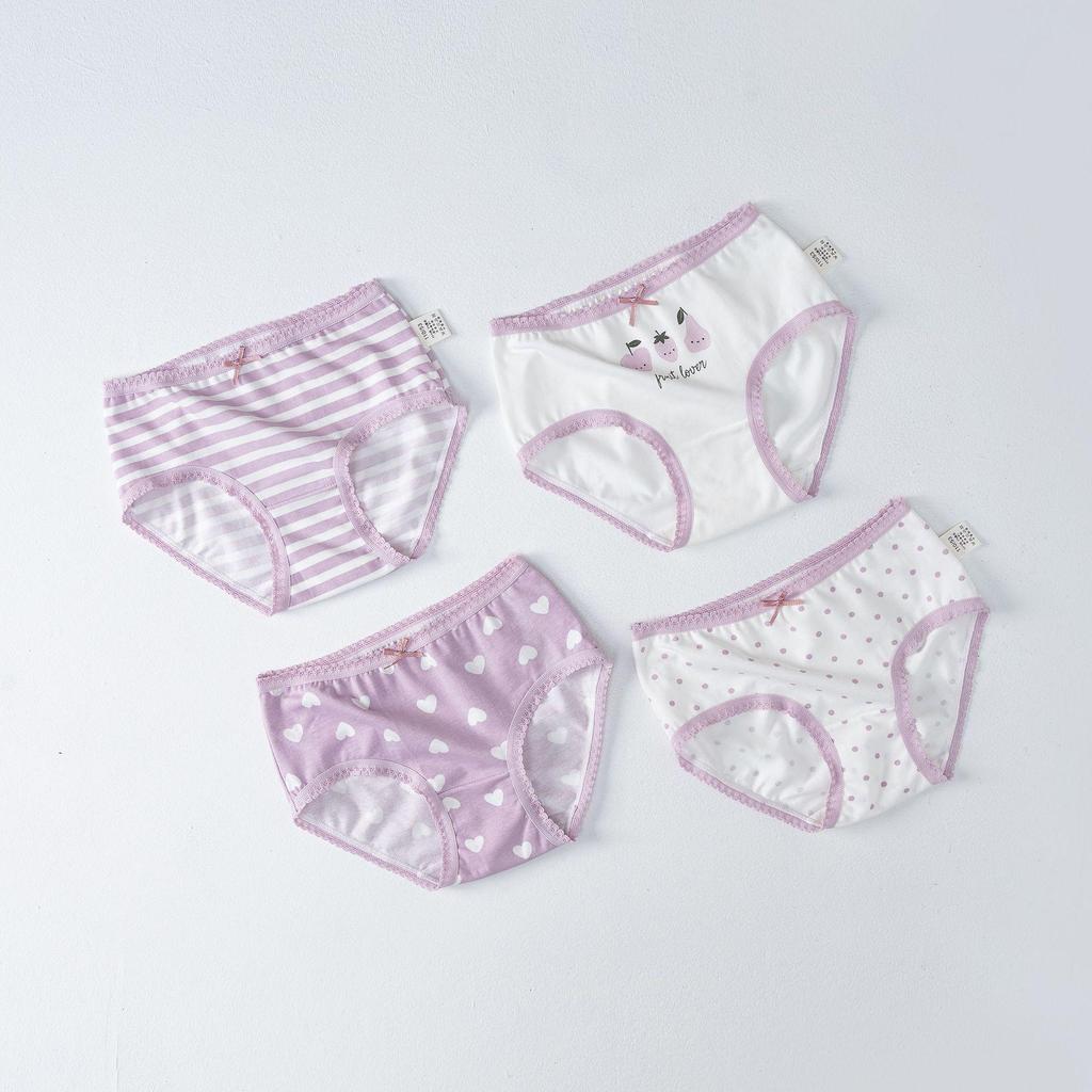 Girls' Custom Anti-Chafing Antibacterial Boxer Briefs & Triangle Shorts - 3 Pack