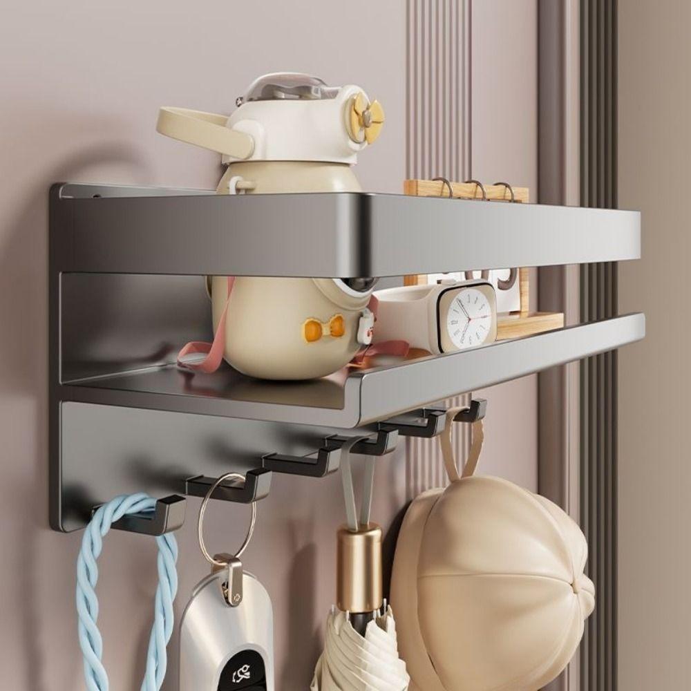 Punch Free Refrigerator Magnetic Shelf Wall Mounted Spice Rack  Washing Machine