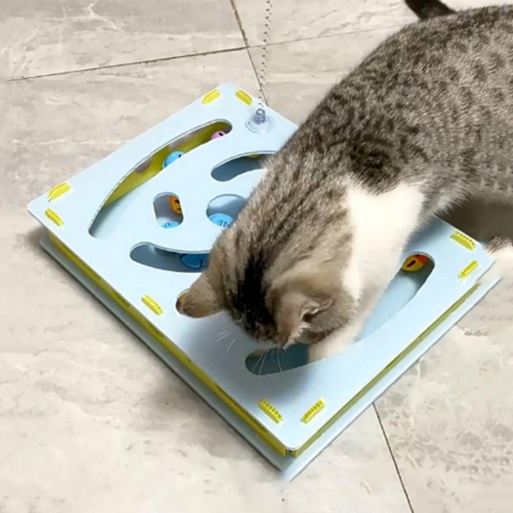 Detachable Interactive Cat Toy Plastic Cat Hole Digging Toy Cat Maze Toys  Relieve Boredom