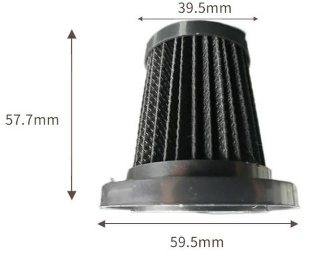 Wireless Handheld Car Vacuum Cleaner Accessory Set with HEPA Filter Screen and Universal Filter Element