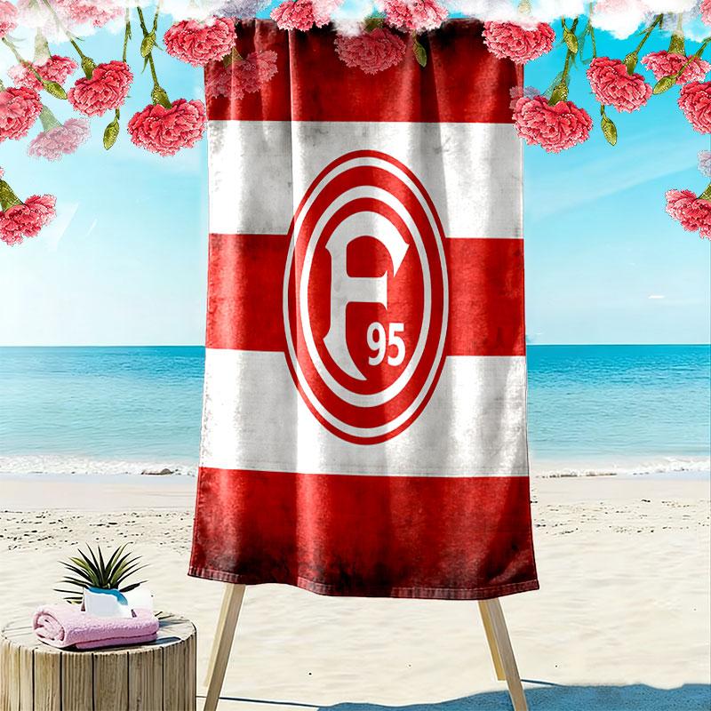 F95 Print Beach Towel, Large Soft Quick Dry Towel for Beach Camping Swimming