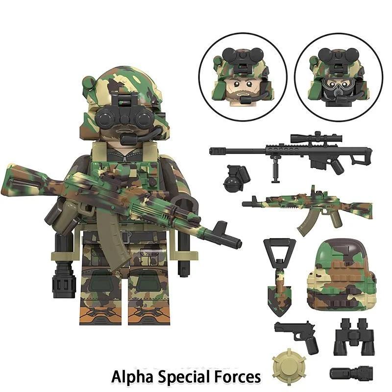 

Конструктор Спецназ Камуфляж Военное Оружие и Снаряжение Минифигурки Сборные Игрушки