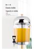 Stainless Steel Cold Drink & Juice Dispenser with Faucet
