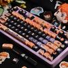 Haikyuu Keycaps Custom MOA SOA OEM Profile Point Keycap Cute Anime Graffiti Fly High Key Cap Artisan Gaming Mechanical Keyboard