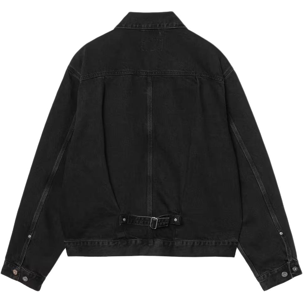 Carhartt WIP SS26 Belmar Jacket Comfortable Simple Single-Breasted Long Sleeve Denim Jacket Men jackets I036586-89-06