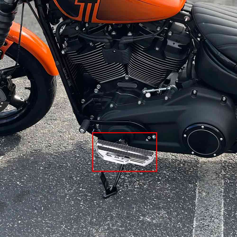 Motorcycle 1 Pair Front Footrest Floorboards Chrome Accessories Fit For Harley Softail Low Rider ST FXLRST 2022 2023 2024 Models