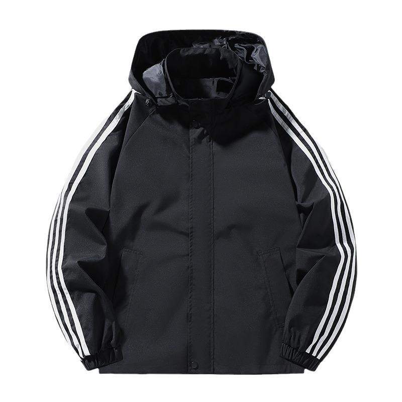 Pánská sportovní bunda pro volný čas High Street Sportovní bunda Patchwork Stripe Fashion
