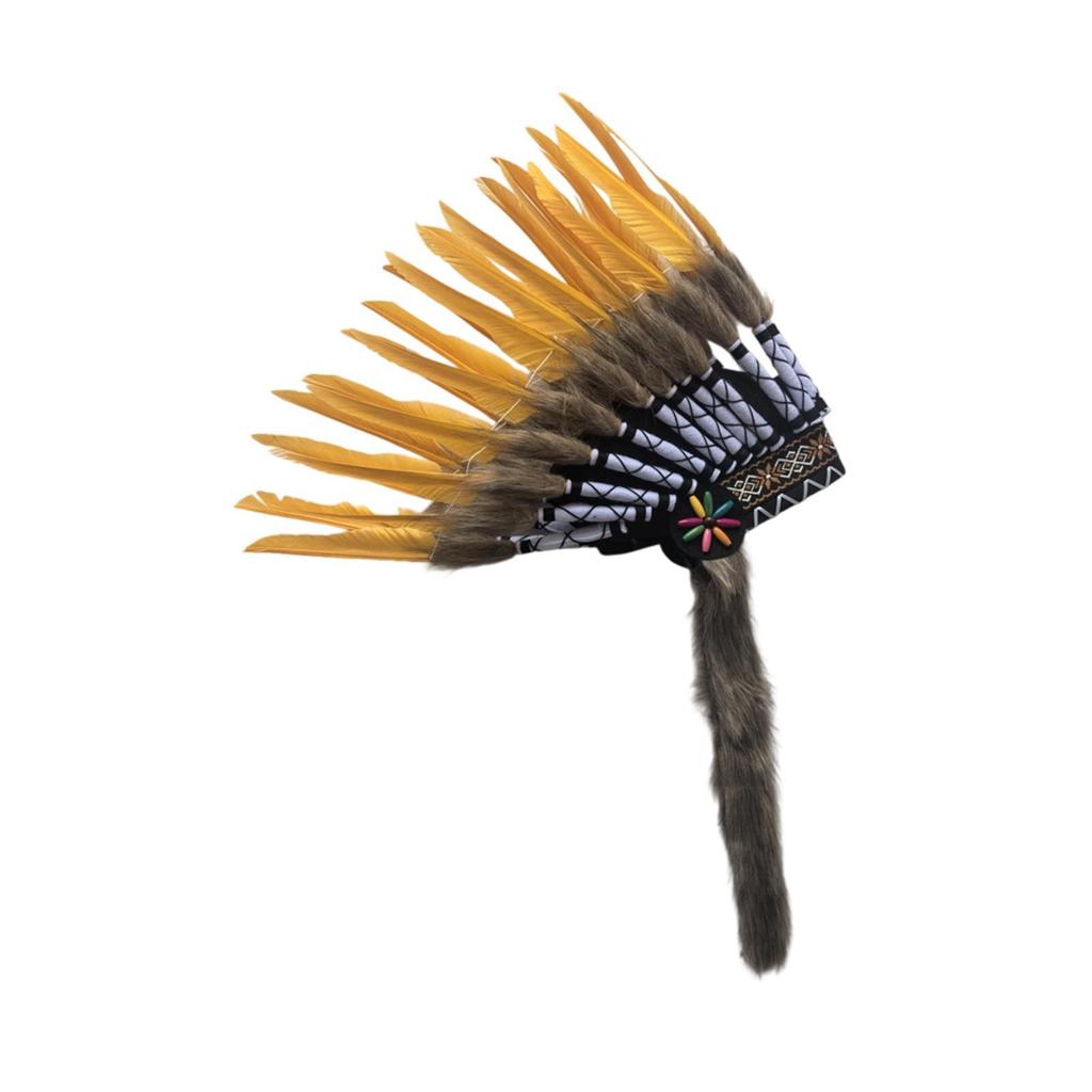 Feather Headdress Indian Style for Dance Festival Stage Show