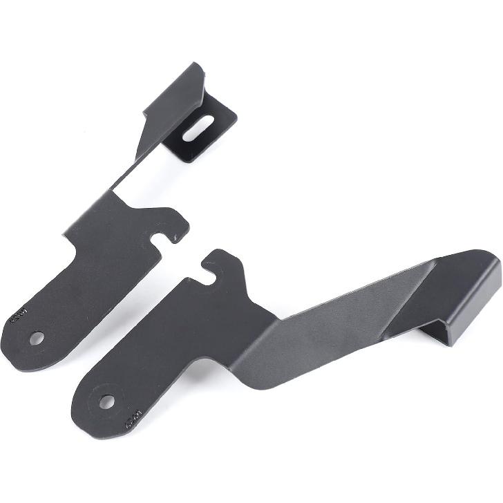 2PCS Hood Light Mount Brackets Compatible with Land Rover Defender 90 110 130 2020-2025 Carbon Steel Expansion Hood Led Mount Spotlight Bracket Kit