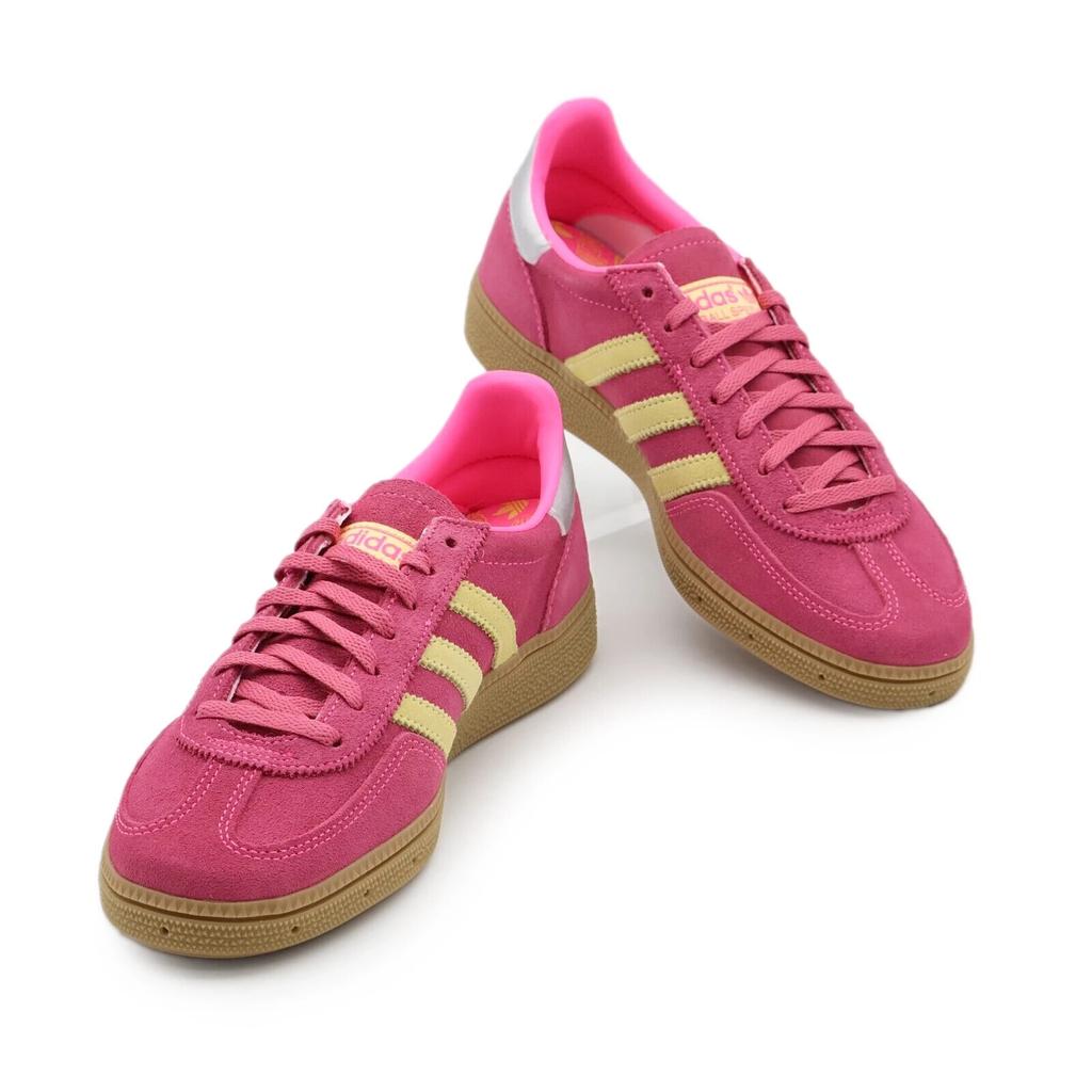 JI1407 Adidas Originals Handball Spezial Lucid Pink Almost Yellow Silver (Women'