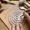 Rounded Corners Leather Craft Ruler Stainless Steel Drafting Ruler French Curve Ruler  DIY Craft