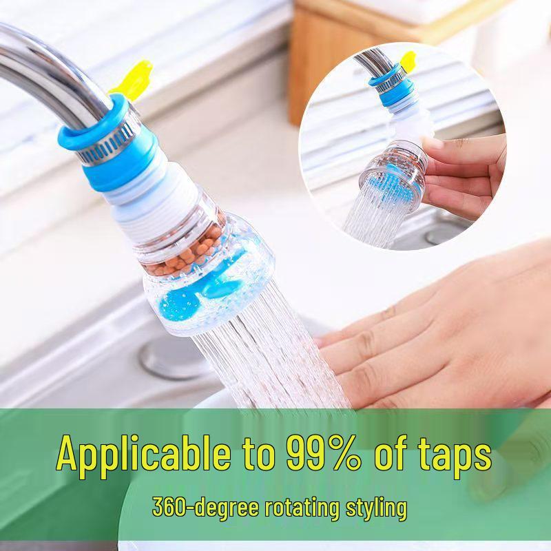 Retractable Kitchen Faucet Filter with Water-Saving Purification & Medical Stone Splash Head