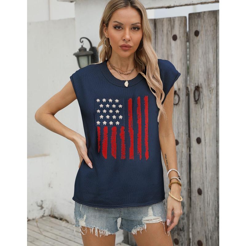 Women's Fall and Winter Solid Color Knit Casual Short-sleeved Sweater