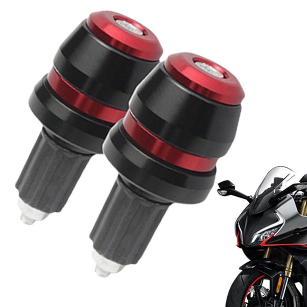 Bike Handlebar End, Handlebar Grip Bar End Plug, Motorcycle Grip Plug Aluminum Alloy Motorcycle