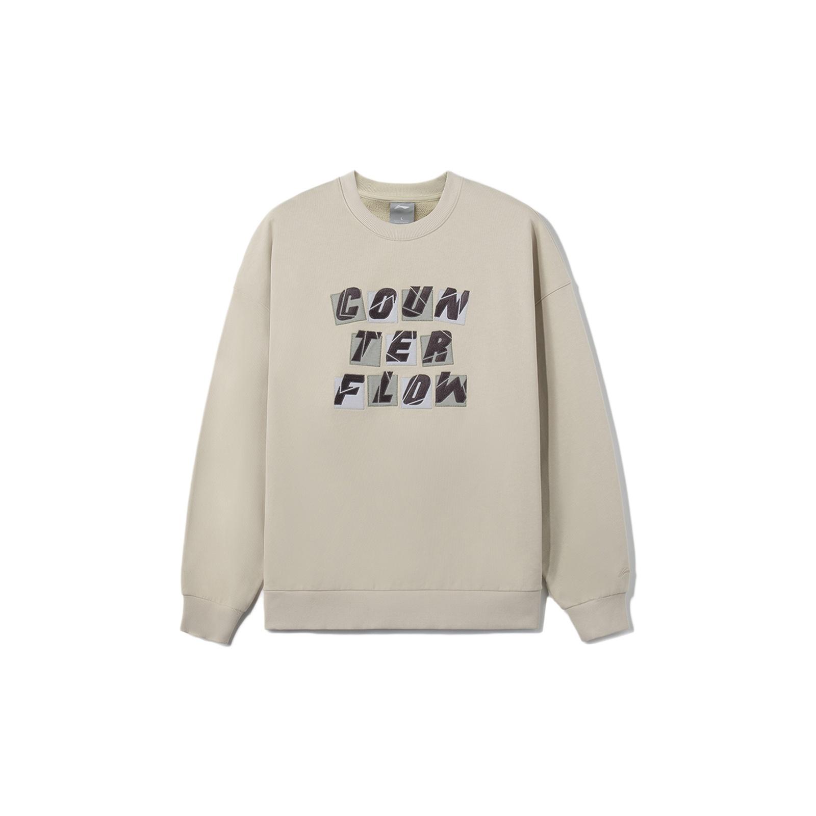 Li-Ning Counterflow Graphic Sweatshirt Grey Men s AWDRG52-3 M