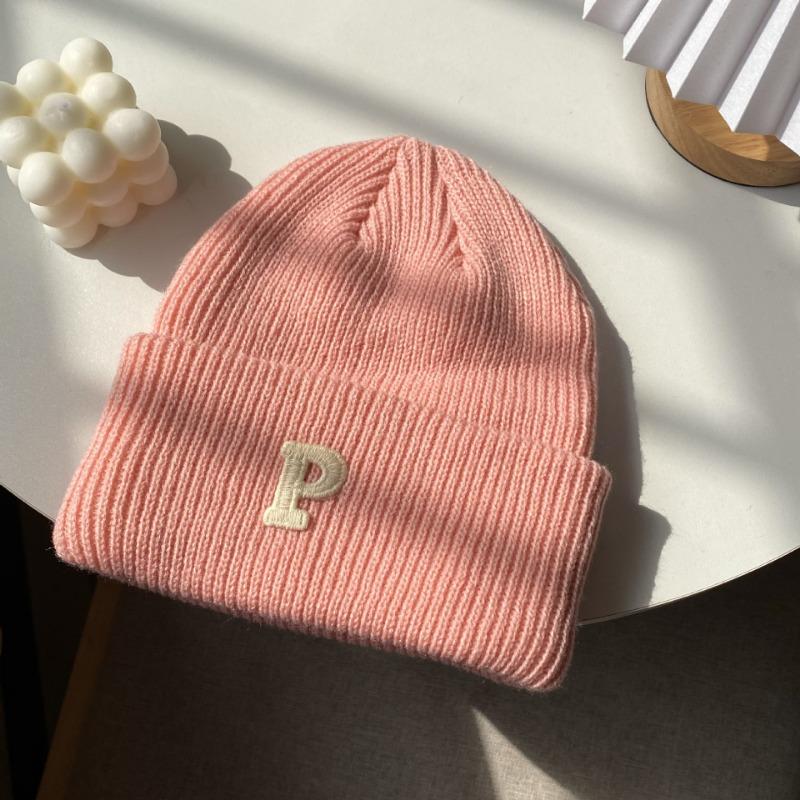 Versatile wool hat women's autumn and winter couple headband hat warm ear protection knitted cold hat men's tide