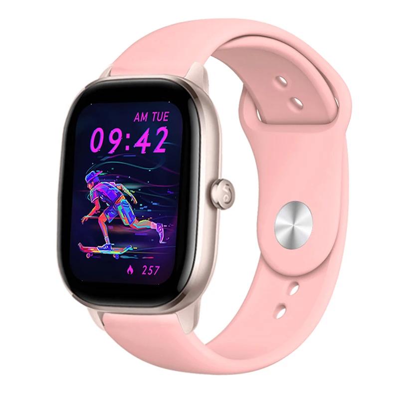 20mm 22mm řemínek na hodinky pro Amazfit gts 4/3/2/gtr4 mini/Gtr/2e/Pro 47mm sportovní silikonový náramek náramek Amazfit Bip/U/3/Pro