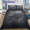 Custom Name,Buffalo Sabres Pattern Bedding Home Decoration Birthday Gift ( 1 duvet cover + 2 pillowcase, without core),fan merchandise.