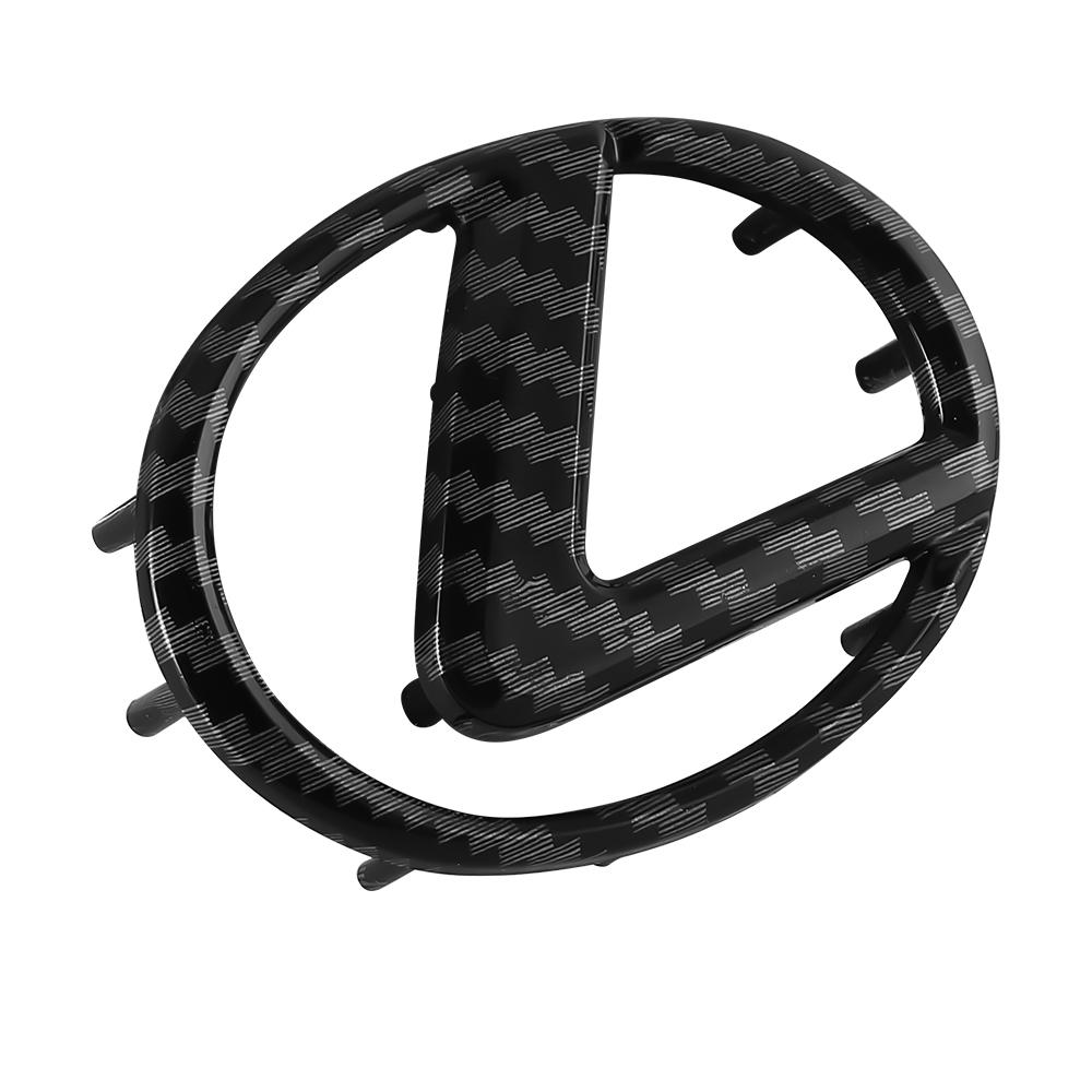 Interior Stickers ABS Car Steering Wheel Center Emblem Sticker Accessories For Lexus F SPORT IS200 CT200h GS300 LS430 RX450h LX5