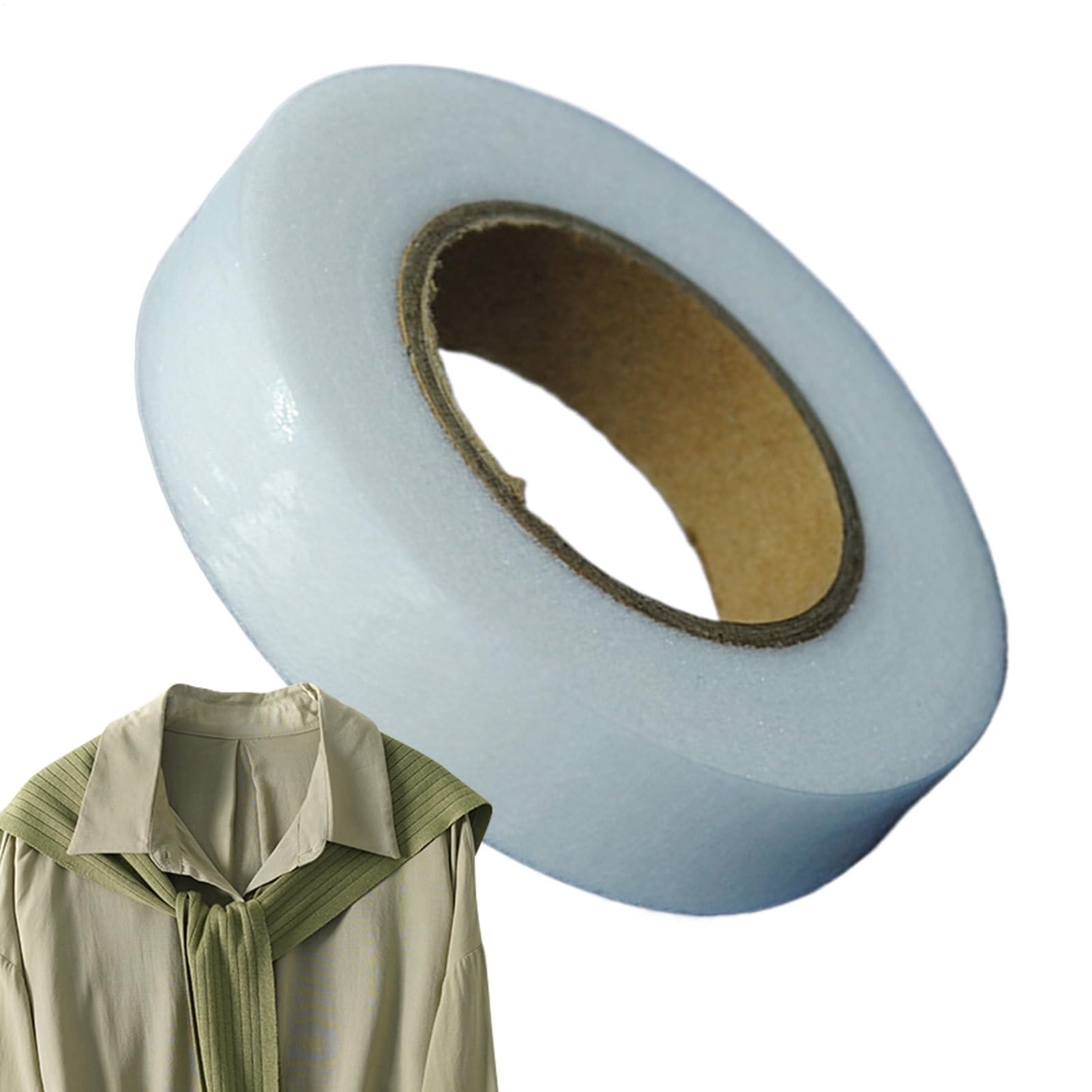 

Double Sided Fabric Tape,Double Sided Adhesive Cloth Tape | Breathable Patch Backing Adhesive Iron 1.5cm білий