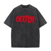 TV Play Dexter Morgan Vintage Washed Tshirts Unisexs Women Clothing Casual Cotton Oversized T Shirts Fashion Hip Hop Tshirt Tops
