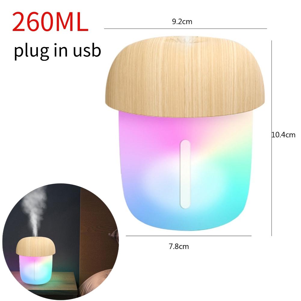 

Увлажнитель воздуха «Грибной дождь», цветной ночник, мини-ароматический диффузор, увлажнение кожи, снятие усталости, бытовая техника