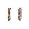 CRMYA Copper Gold Plated Earring Set For Women Color CZ Zircon Piercing Clip Hoop Dangle Earrings For Women Jewelry Wholesale