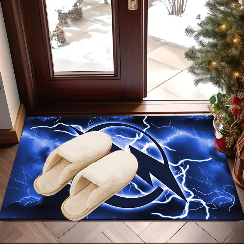 Tampa Bay Hockey Area Rug Suitable for Indoor And Outdoor,Carpets for Kitchens, Homes, Offices, Living Rooms,Home Decor,Christmas Gift