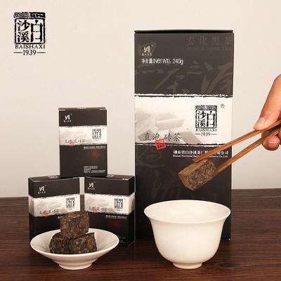 Instant Assorted Schwarztee Ziegel Anhua Dunkler Tee Fu Cha 240g Gesundes Getränk