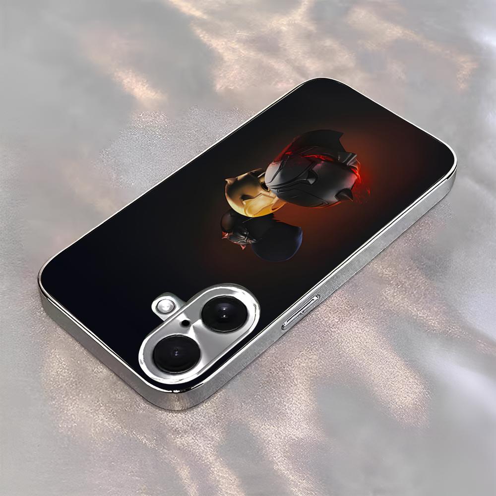 

Daredevil Born Again Phone Case Men s Business New Cool Electroplated Glass Unique Fashion Drop-proof For Samsung S25 S24 S23 S2 Samsung S21PLUS5G