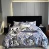 100% Egyptian Cotton Bedding Set 800TC Duvet Cover Set with Bed Sheet and Pillowcase, Vintage Oil Printing Style, Luxury Sheets