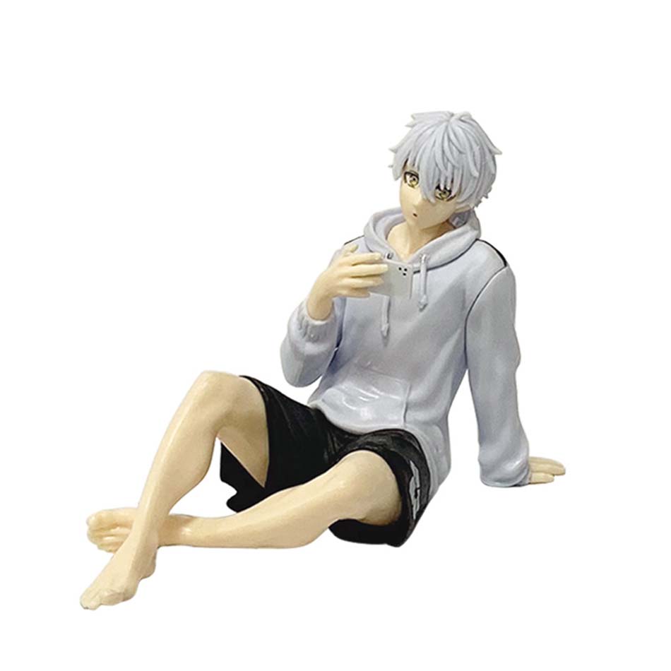 9cm Anime Blue Lock Nagi Seishiro Figure PVC Cute Table Doll Decoration Model Toys Kids Gift