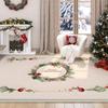 Karácsonyi Témájú Szőnyeg Kerek Nappali Hálószoba Csúszásmentes Dekoratív Szőnyeg Téglalap Alakú Bejárat Testreszabható Padlószőnyeg